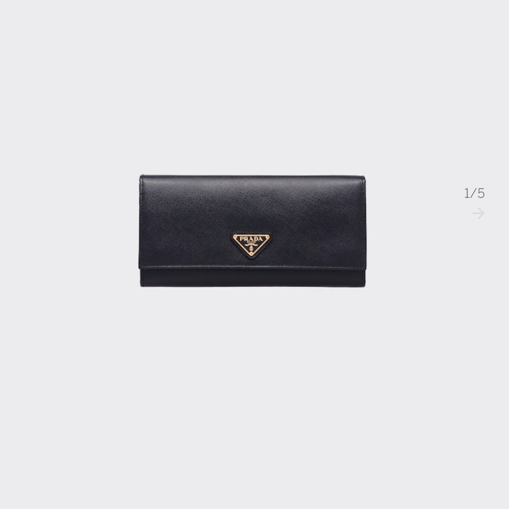 Prada Large Saffiano Leather Wallet